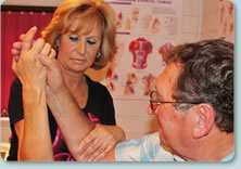 Professional massage treatment for muscular pain